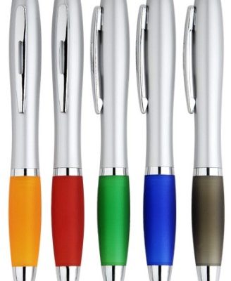 Curvy Plastic Promotional Pen