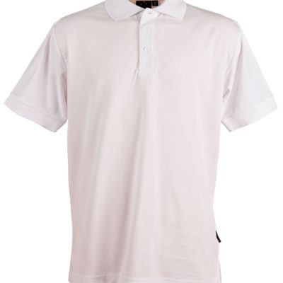 Men's Plain Polo Shirt White