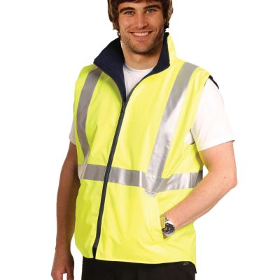 Reversible Safety Vest With 3M Tape
