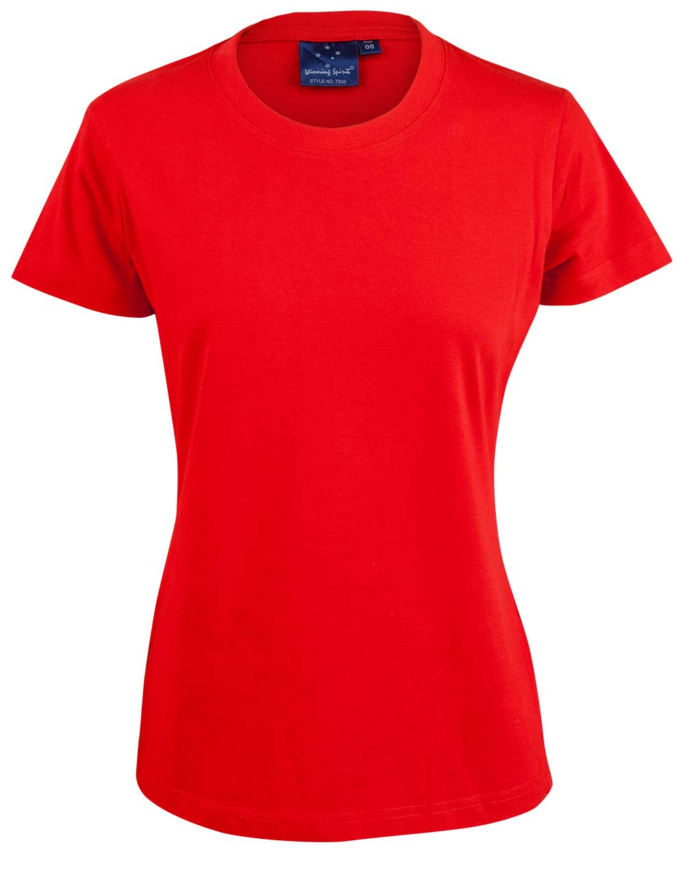 Women's cotton tee shirt red