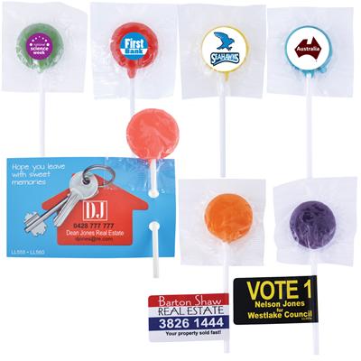 Assorted Coloured Lollipops