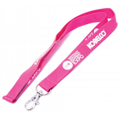 Flat Ribbed Lanyard With Swivel Clip