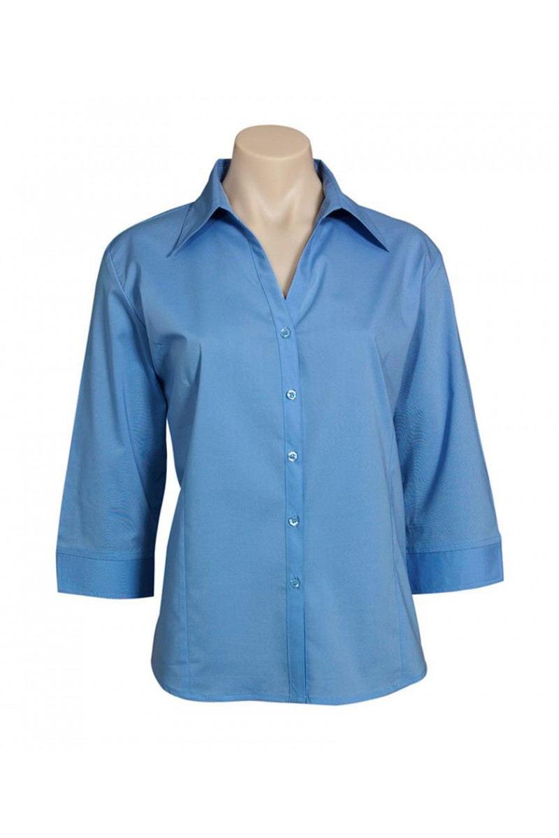Ladies Metro Shirt 3/4 Sleeve LB7300