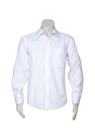 Men's Metro Long Sleeve Business Shirt -SH714 - white