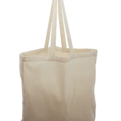 Cotton Tote Bag With Full Gusset